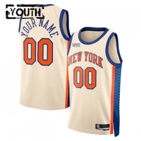 Dres New York Knicks Prilagođeni Nike 2025-26 City Edition Bijela Swingman - Dječji